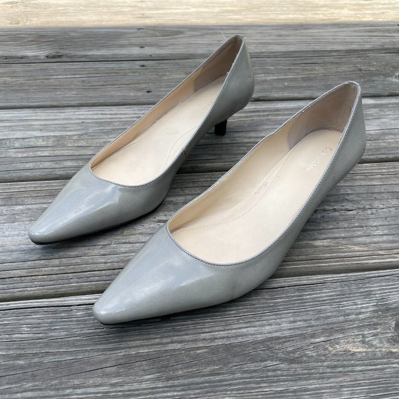 Calvin Klein Women Heel Pump DARA Ladies Patent Le - Picture 6 of 12